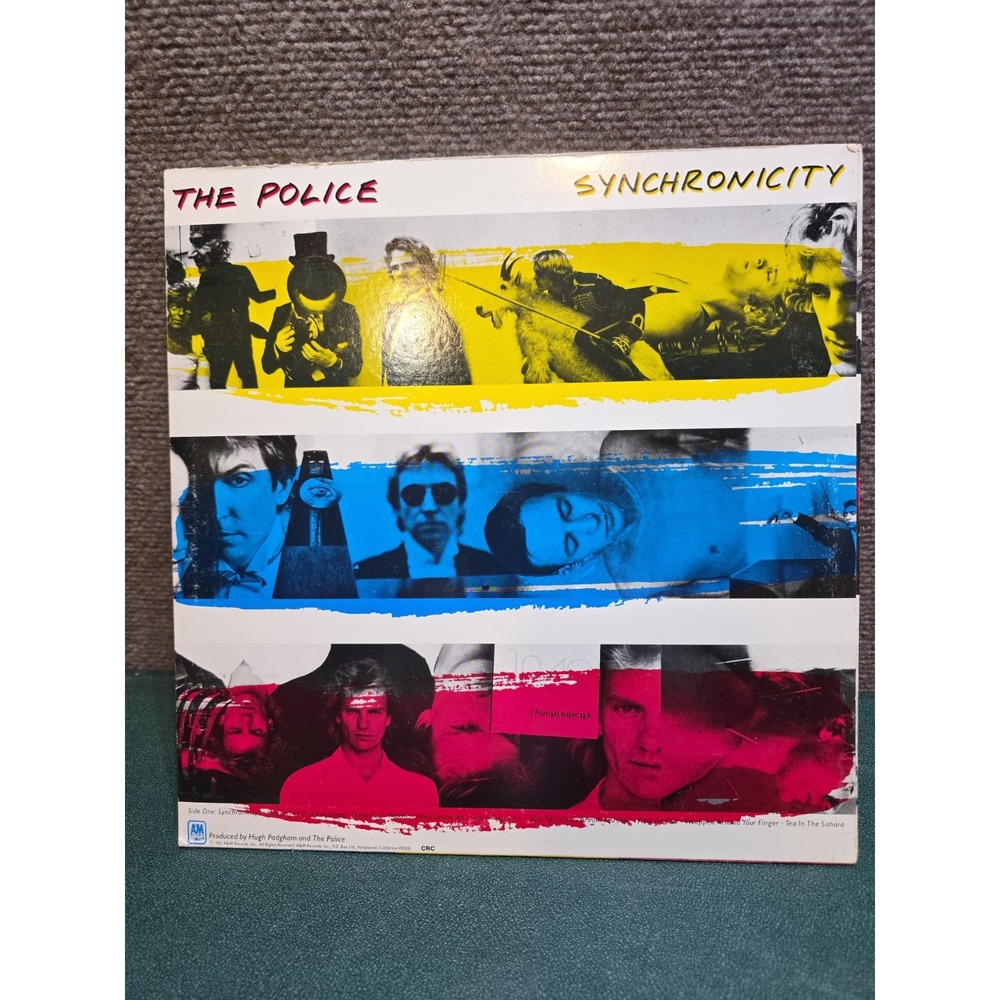 The Police Synchronicity vinyl LP SP 3735 A&M Records 1983